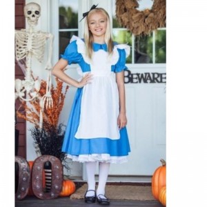 Svátek / karneval dospívající dívka Halloween kostým dítě Deluxe Alice šaty