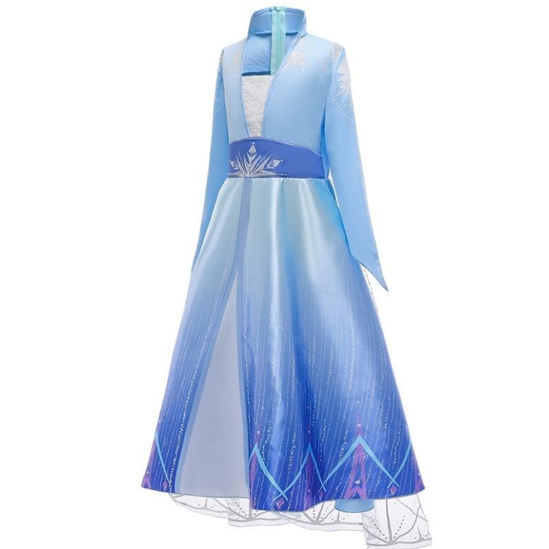 Nejnovější dětské celebrity oblečení Princezna Elsanosí šaty Halloween kostýmy pro dívky
