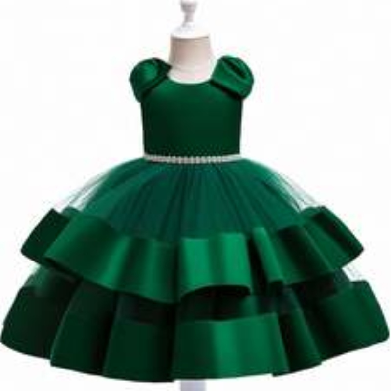 Baigenová sbírka oblečení dívky party šaty Elegantní 3 roky staré dětské plesové šaty