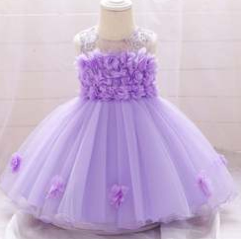 Horký prodej Elegantní křest šaty kojenecké holčičkynarozeninové oslavy L1920xz