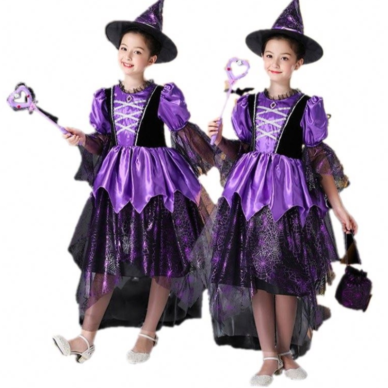Velkoobchod Halloweenské dětské kostýmy pro dívkynarozeninové párty cosplay halloween kostýmy pro děti dívky halloween šaty dívky