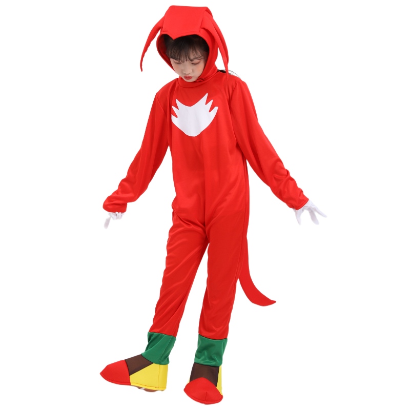 Děti jevištní kostýmy Red Sonic Halloween kostým pro děti