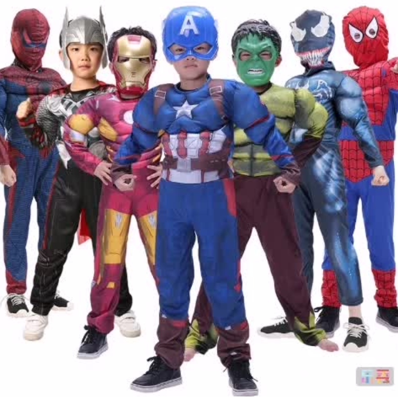 Módní skvělá americká film Super Hero Cosplay Cosplay pro dětské partynápad